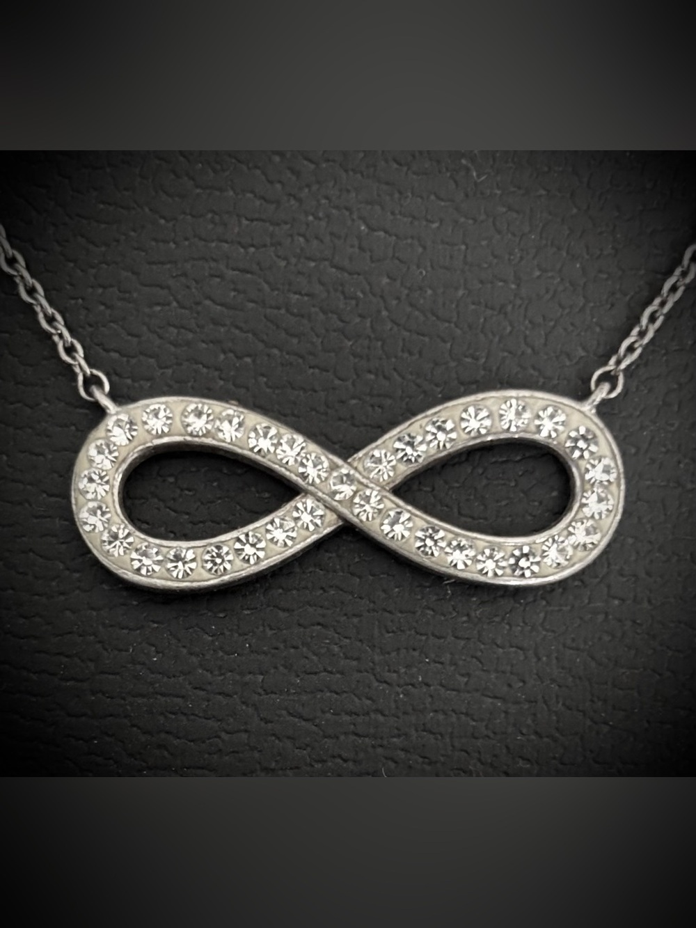 💍2/$36💍 BERRICLE 925 stamped Silver Infinity Pendant Necklace, cz rhodium